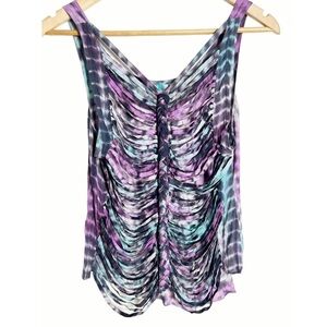 Lovers+Friends cut out back tank top. Size large.